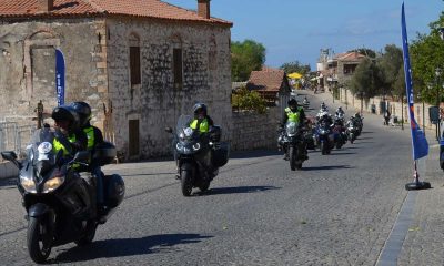 16 ülkeden 200’ü aşkın motorcu Apollon Tapınağı’nı ziyaret etti