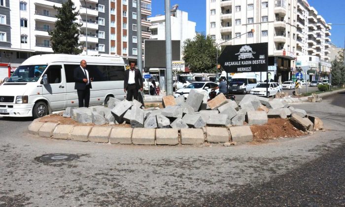 Akçakale Prestij Caddesinde çalışmalar sürüyor