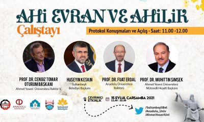 Anadolu Üniversitesi ortaklığında “Ahi Evran ve Ahilik Çalıştayı” düzenlendi