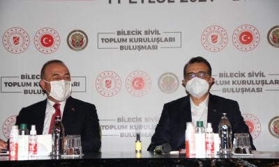 Bakanlar Dönmez ve Çavuşoğlu, Bilecik’te STK temsilcileriyle buluştu