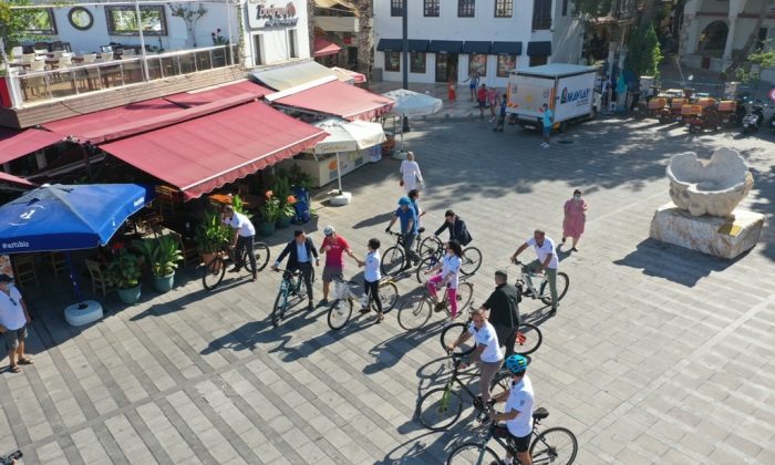 Başkan Aras Avrupa Hareketlilik Haftasında pedal çevirdi