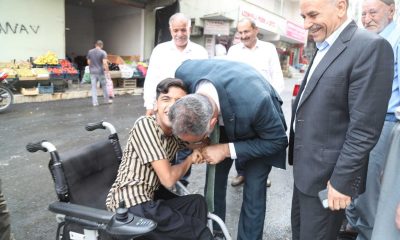 Başkan Kuş sahada çalışmaları yerinde inceliyor