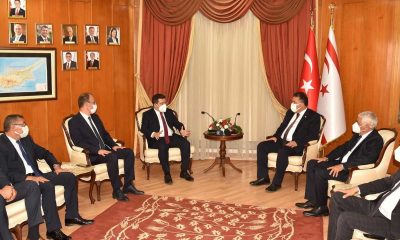 Başkan Tütüncü, KKTC Başbakanı Saner ile bir araya geldi