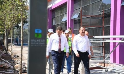 Başkan Yılmaz çalışmaları yerinde inceledi