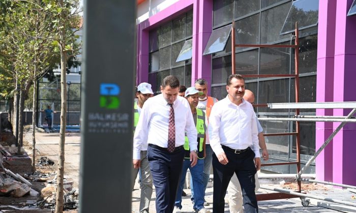 Başkan Yılmaz çalışmaları yerinde inceledi