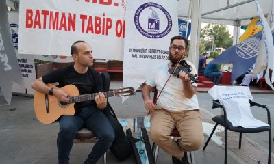 Batman’da müzik eşliğinde aşı çağrısında bulunuluyor