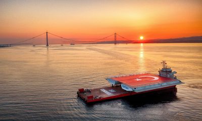 Bursa’da üretildi…Dünyanın en büyük köprüsünün inşaatına ulaştı