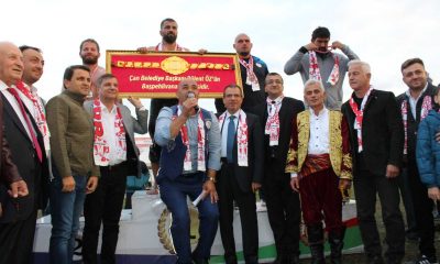 Çan Belediyesi yağlı pehlivan güreşlerini Fatih Atlı kazandı