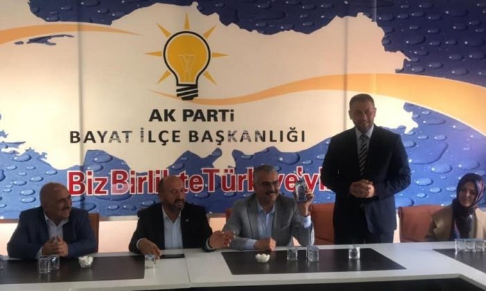Çorum İl Başkanı Ahlatcı’dan, Bayat’a doğalgaz müjdesi