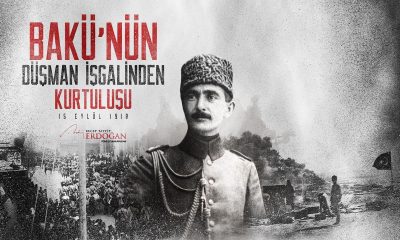 Cumhurbaşkanı Erdoğan, Bakü’nün işgalden kurtuluş yıl dönümünü kutladı