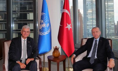 Cumhurbaşkanı Erdoğan, BM 75. Genel Kurulu Başkanı Bozkır’ı kabul etti