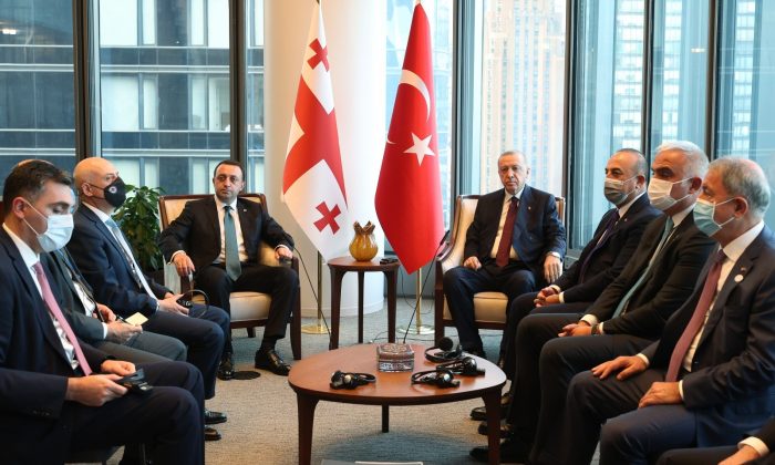 Cumhurbaşkanı Erdoğan, Gürcistan Başbakanını kabul etti