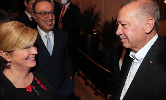 Cumhurbaşkanı Erdoğan, Hırvatistan ve Bulgaristan eski cumhurbaşkanları ile görüştü