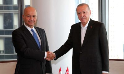 Cumhurbaşkanı Erdoğan, Irak Cumhurbaşkanı Salih ile görüştü