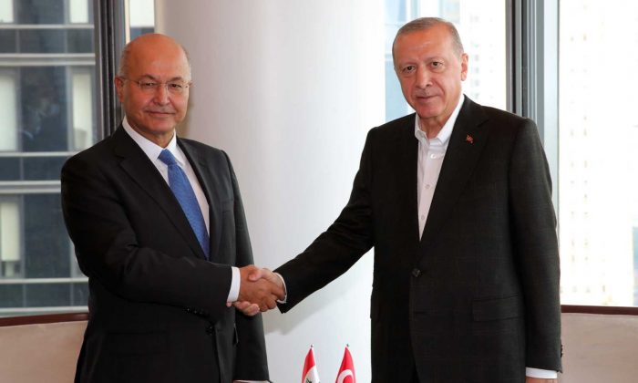 Cumhurbaşkanı Erdoğan, Irak Cumhurbaşkanı Salih ile görüştü