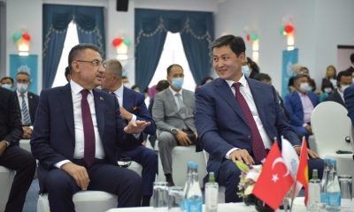 Cumhurbaşkanı Yardımcısı Oktay, Kırgızistan Cumhurbaşkanı Caparov ile görüştü