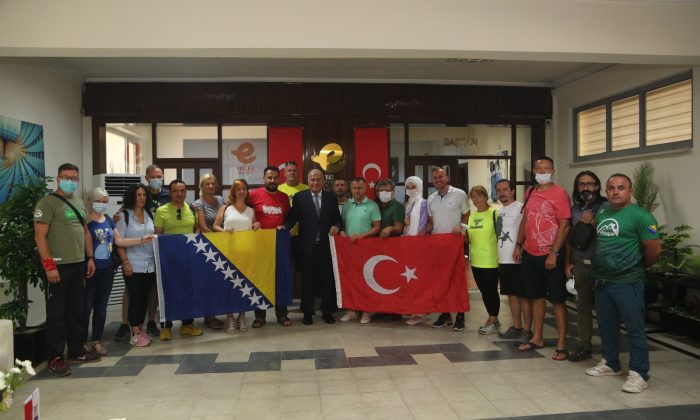 Efeler’in tırmanma duvarına yabancı misafir