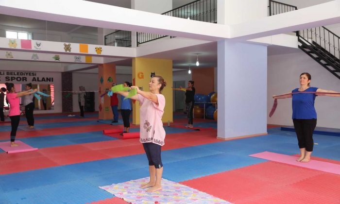 Erdemli’de spor merkezlerine kadınlardan yoğun ilgi