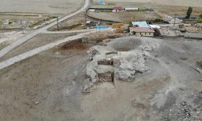 Erzurum’un tarihine ışık tutan 6 bin yıllık höyükte kalıntılara rastlandı