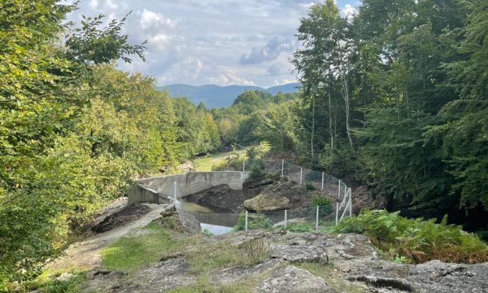 Esentepe köyünde su barajı çalışması tamamlandı