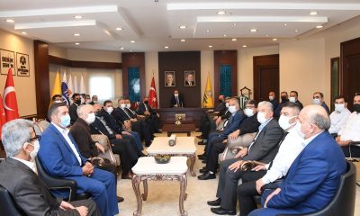 Esnaf odaları Ahilik Haftası’nda Başkan Altay’ı ziyaret etti