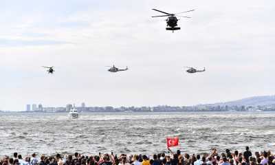 Göklerdeki kurtuluş coşkusu nefes kesti