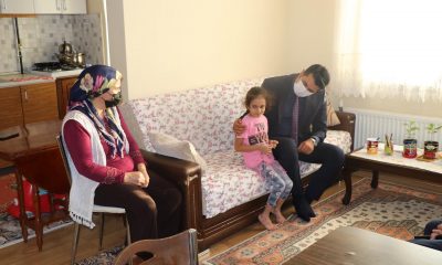 İliç Kaymakamının ilk durağı şehit ailesi oldu