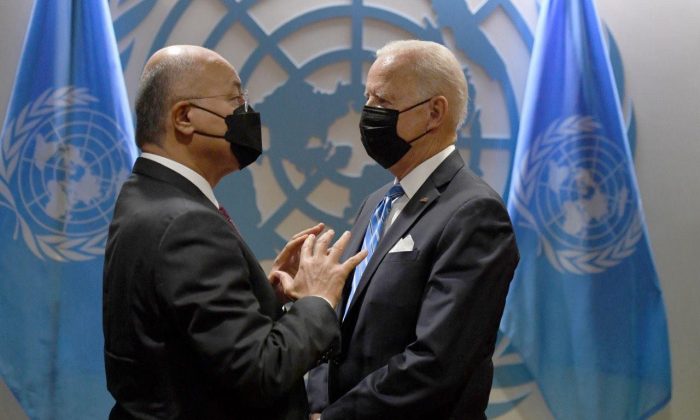 Irak Cumhurbaşkanı Salih, ABD Başkanı Biden ile görüştü