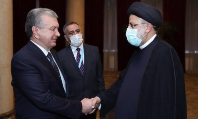 İran Cumhurbaşkanı Reisi, Özbekistan Devlet Başkanı Mirziyoyev ile görüştü