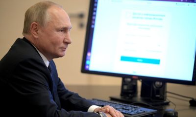 Karantinadaki Putin, Duma seçimlerinde internet üzerinden oy kullandı