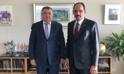 Kassanov’dan Cumhurbaşkanlığı Sözcüsü Kalın’a ziyaret