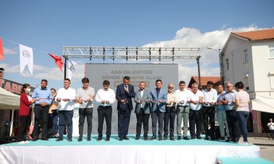 Kaş’ta, Gömbe Panayır Alanı törenle açıldı