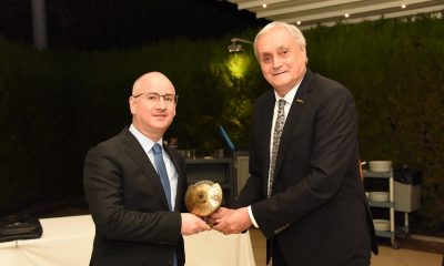 Kaymakam Hasan Yaman’a veda yemeği