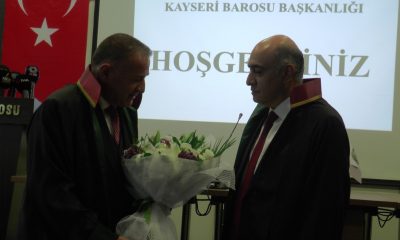 Kayseri Barosu’nda devir teslim töreni