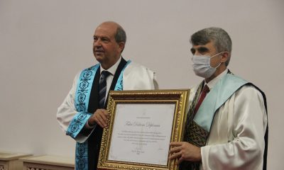 KKTC Cumhurbaşkanı Ersin Tatar’a “Fahri doktora” unvanı