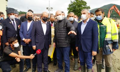 KKTC Cumhurbaşkanı Tatar’dan afet bölgesine ‘geçmiş olsun’ ziyareti