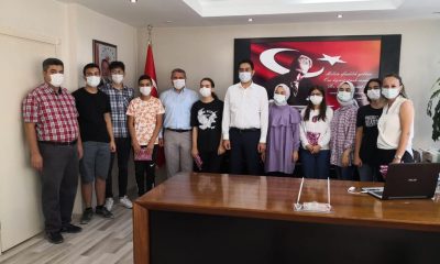 MABEM’li öğrencilerden Kaymakam Yıldırım’a ziyaret