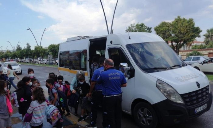 Manisa’da okul servislerine denetim