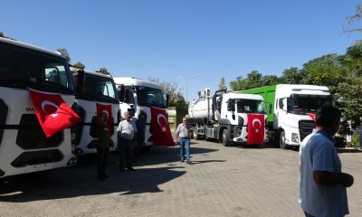 Mardin Büyükşehir Belediyesine hibe edilen araçlar törenle teslim alındı