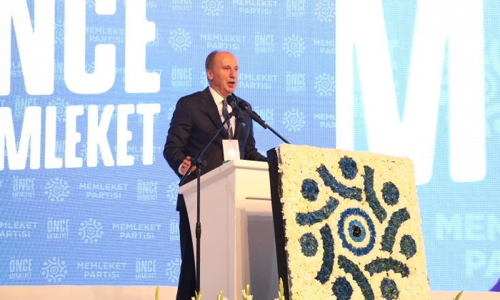 Memleket Partisi Genel Başkanı Muharrem İnce: “Genel başkan olarak cumhurbaşkanı adayı olmak istiyorum, açıklıyorum cumhurbaşkanlığına adayıyım”