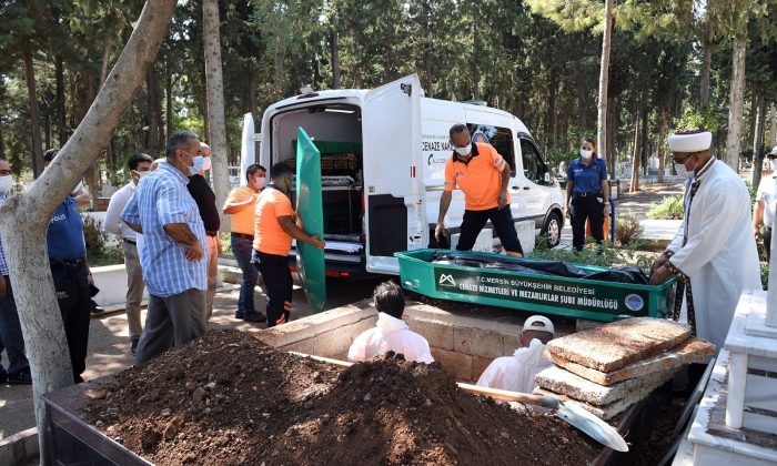 Mersin Büyükşehir Belediyesi’nden defin tatbikatı