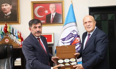 MHP’li komşu belediye başkanları fikir alış verişinde bulundu