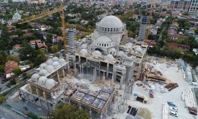 Barbaros Hayrettin Paşa Camii’nin kaba inşaatının çoğu tamamlandı