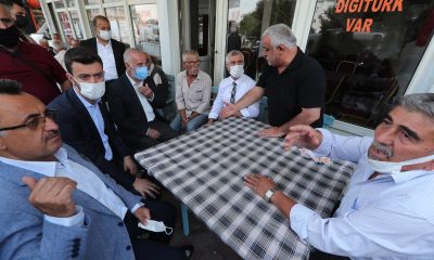 Pandemide zor günler geçiren esnafa Tahmazoğlu morali