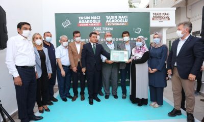 Şehit Yasin Naci Ağaroğlu kütüphanesi ve eğitim merkezi hizmete açıldı