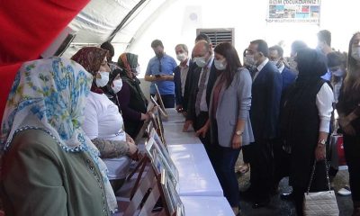 Sur İlçe Kaymakamı Çiftçi’den evlat nöbetindeki ailelere destek