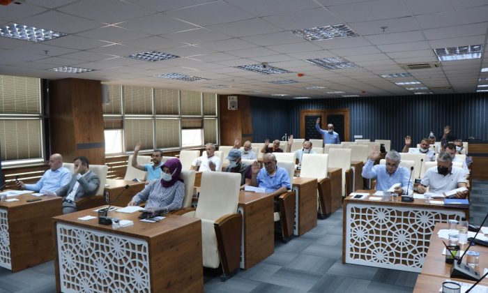 Tekkeköy Belediye meclis toplantısı