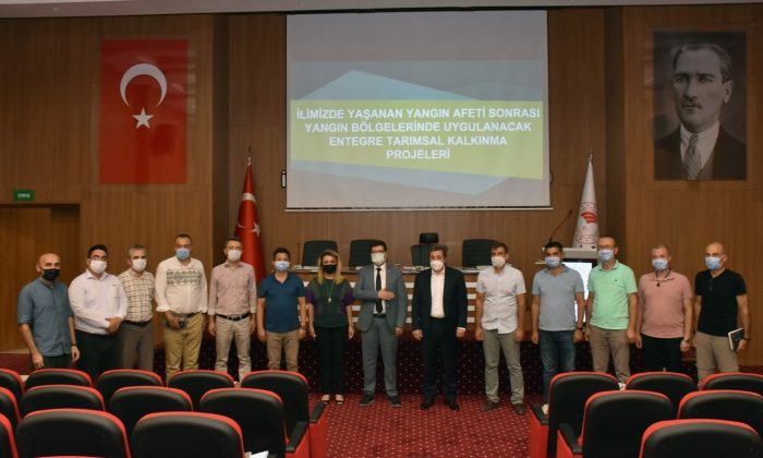 Yangında zarar gören 64 kırsal mahalleye 59 proje