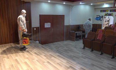 Yüz yüze eğitim başlıyor, detaylı dezenfekte çalışmaları sürüyor