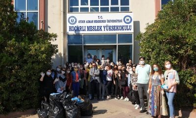 ADÜ Koçarlı MYO’da çevre bilinci için farkındalık etkinliği düzenledi